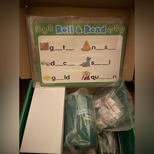 Lakeshore Learning Roll & Read Long Vowel Phonics Game NEW AGE 6+